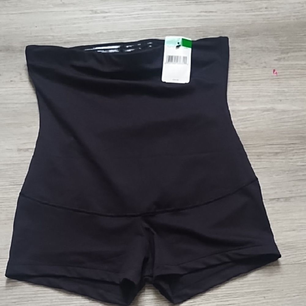 Maidenform Women's Black High-Waisted Shapewear Shorts